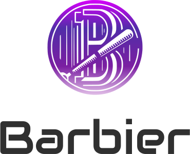 Barbier logo design