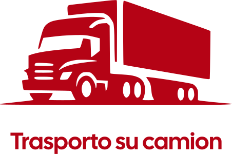 Trasporto su camion logo design