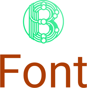Font logo design