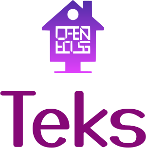 Teks logo design