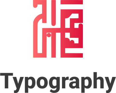Typography logo design