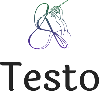 design del logo Testo