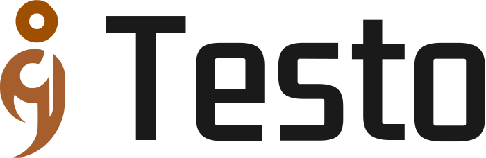 design del logo Testo