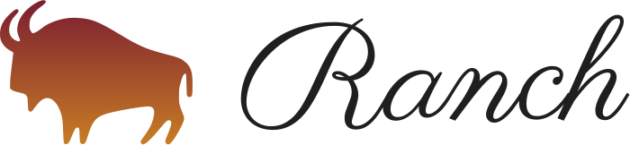 design del logo Ranch