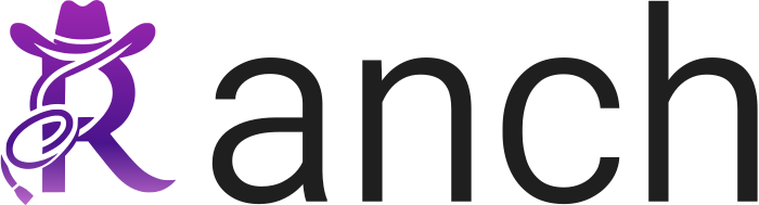 design del logo Ranch