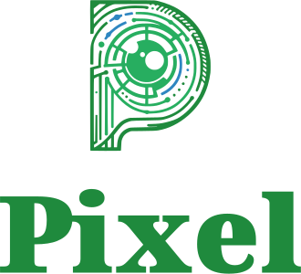design de logotipo Pixel