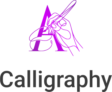 Calligraphy logo design