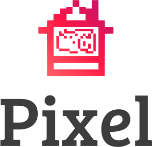 Pixel logo design