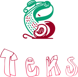 desain logo Teks