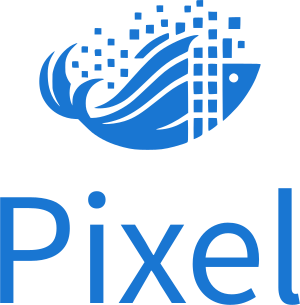 Pixel logo design