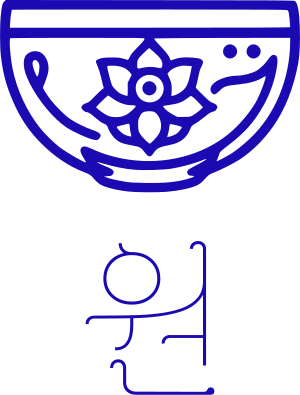 원 logo design