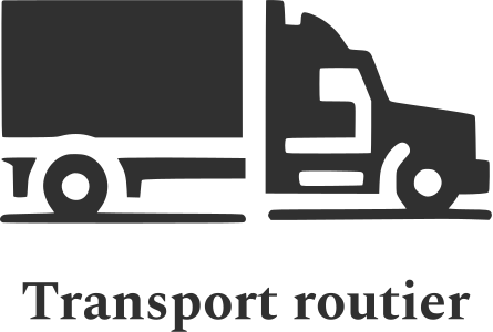 Transport routier logo design