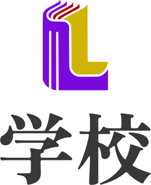 学校 logo design