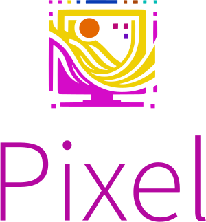 Pixel logo design
