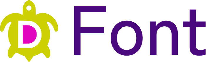 Font logo design