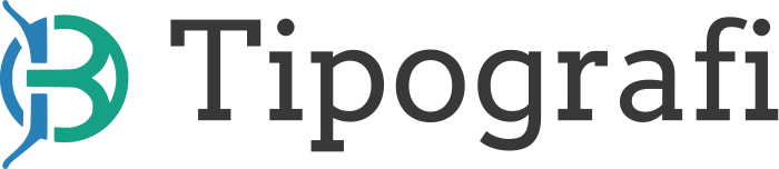 desain logo Tipografi