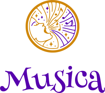 design del logo Musica