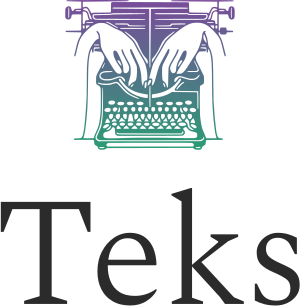 desain logo Teks