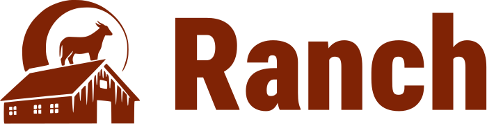 design del logo Ranch
