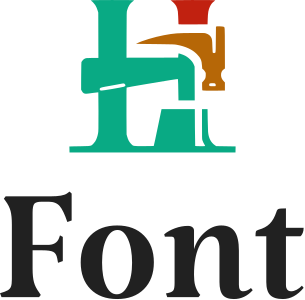 Font logo design