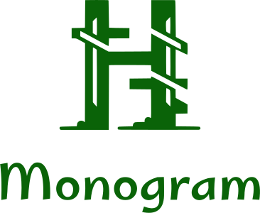 Monogram logo design