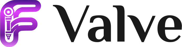 Valve logo design