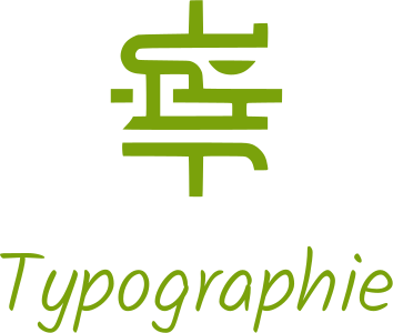 Typographie logo design