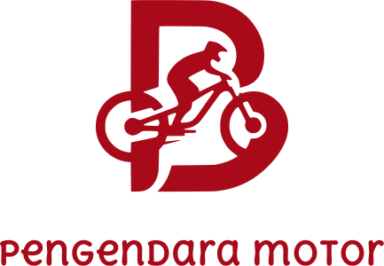 Pengendara motor logo design
