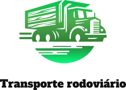 Transporte rodoviário logo design