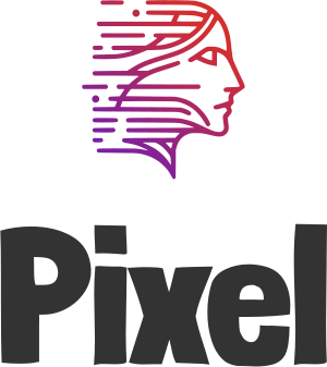 Pixel logo design