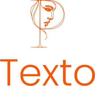 Texto logo design