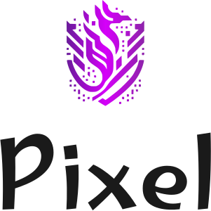 Pixel logo design