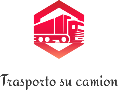 Trasporto su camion logo design