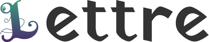 création de logo Lettre