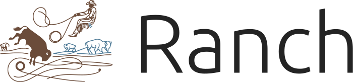 design del logo Ranch