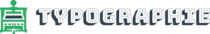 création de logo Typographie