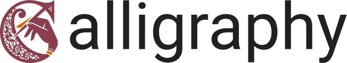 Calligraphy logo design