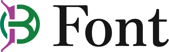 Font logo design