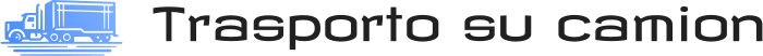 Trasporto su camion logo design