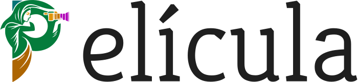 Película logo design