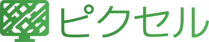 ピクセル ロゴデザイン