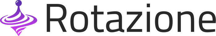 design del logo Rotazione