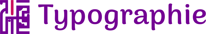 création de logo Typographie