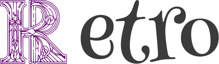 desain logo Retro