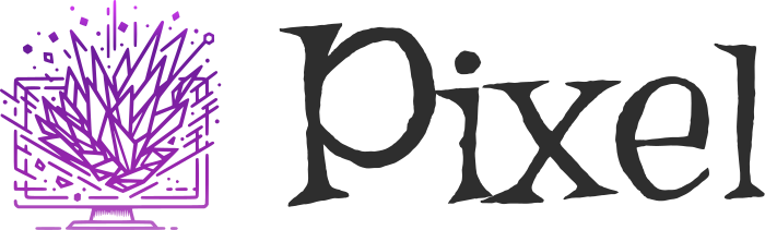 design de logotipo Pixel