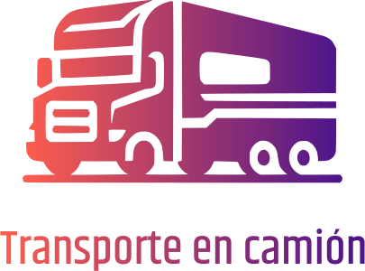 diseño de logotipo Transporte en camión