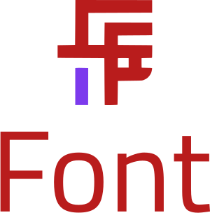 Font logo design