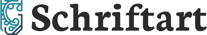 Schriftart Logo-Design