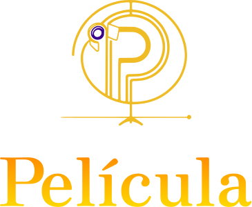 Película logo design