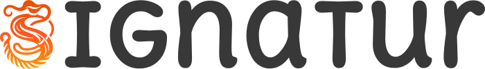 Signatur logo design
